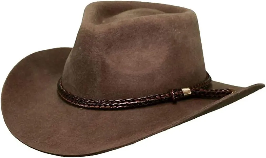 Outback Trading Company Men's 1153 Forbes Water-Repellent UV-Protective Australian Wool Western Cowboy Hat