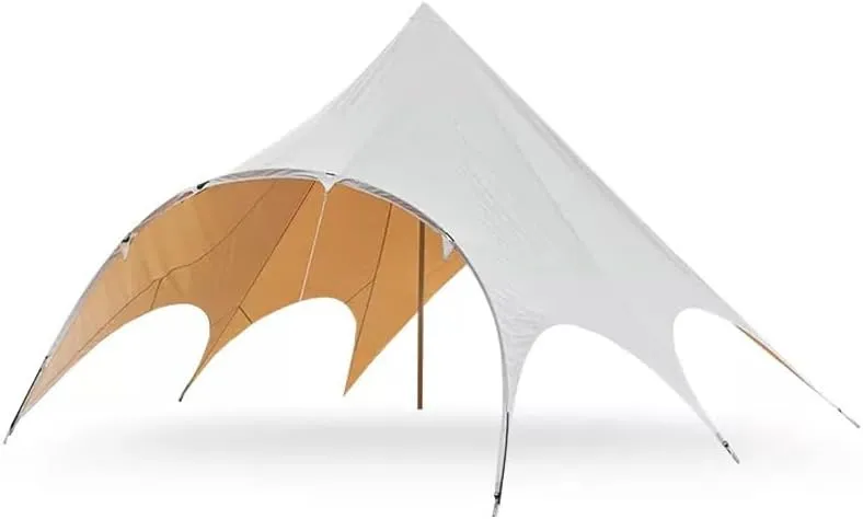 Outdoor Canopy, Camping Tent, Sun Protection Awning, Rainproof Pergola, Multi-Point Fixation, Stable and Windproof, Wide Field of View