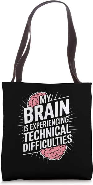 Parkinson's Disease Technical Difficulties Tote Bag