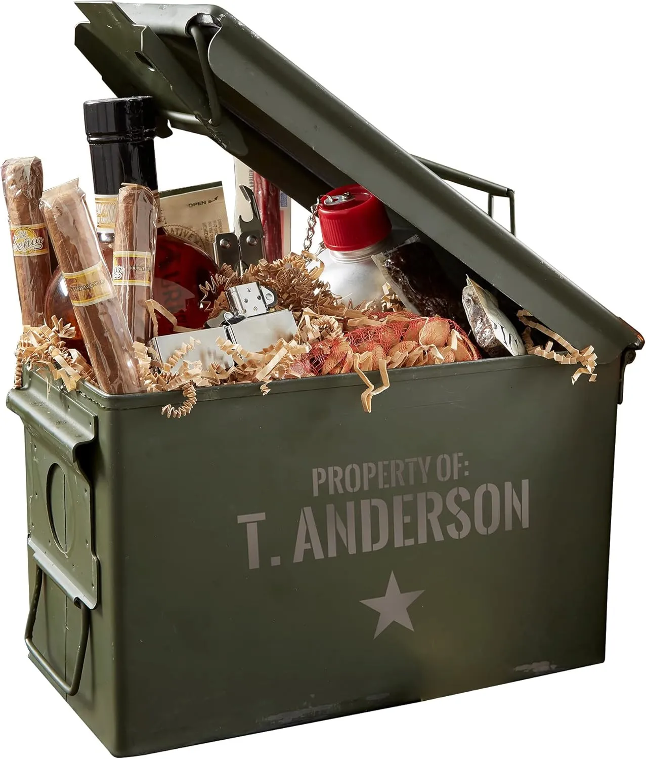 Personalization Universe Authentic Personalized Cal Ammo Box