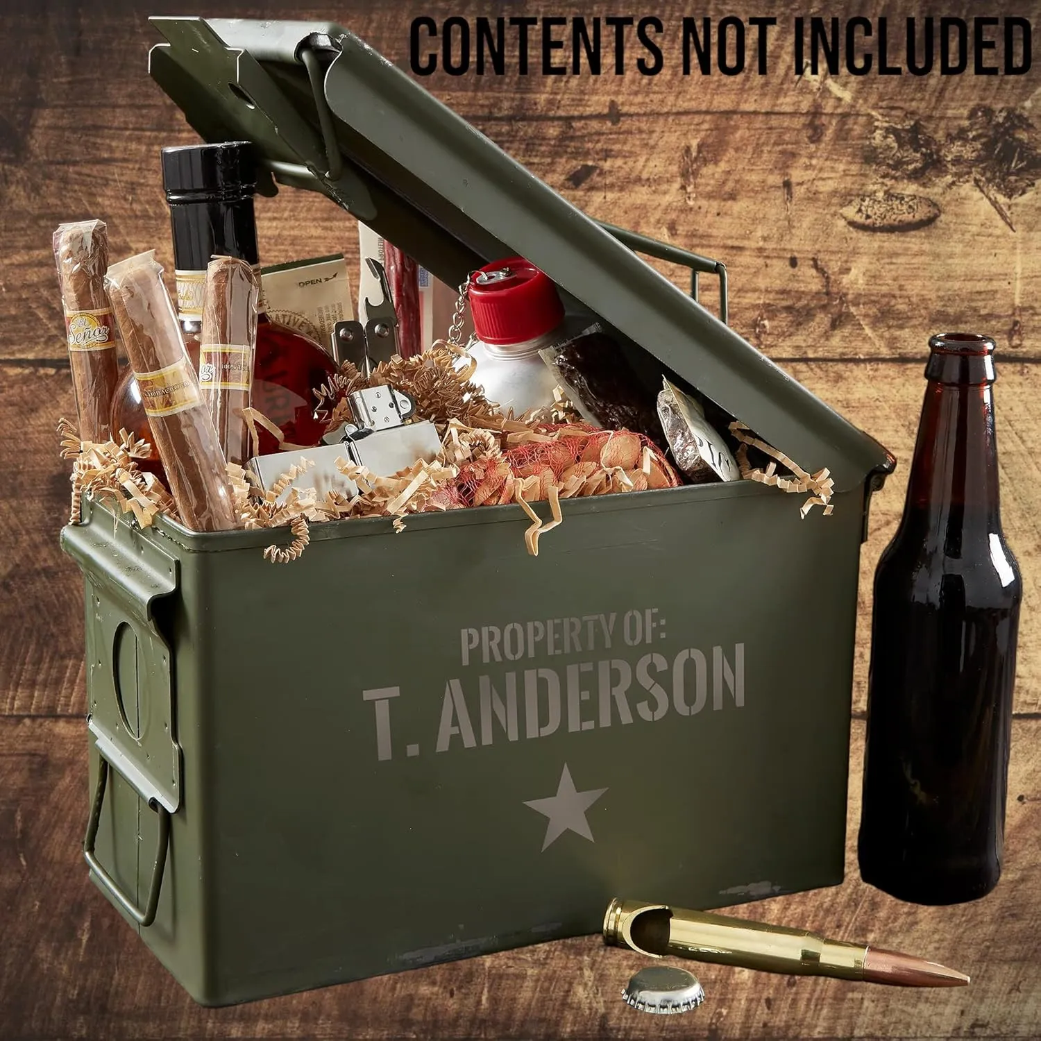 Personalization Universe Authentic Personalized Cal Ammo Box