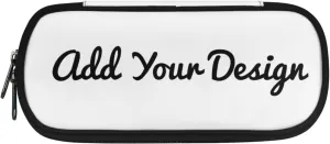 Personalized Pencil Pouch for Women Add Your Photo Name Custom Office Stationery Organizer for Storage Travel Makeup Bag for Outdoor Vacation