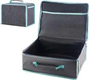 Photo Storage Box Protective Bag For Storing 18 pcs 5x7inch Photo cases，Photo Keeper For Home office organization