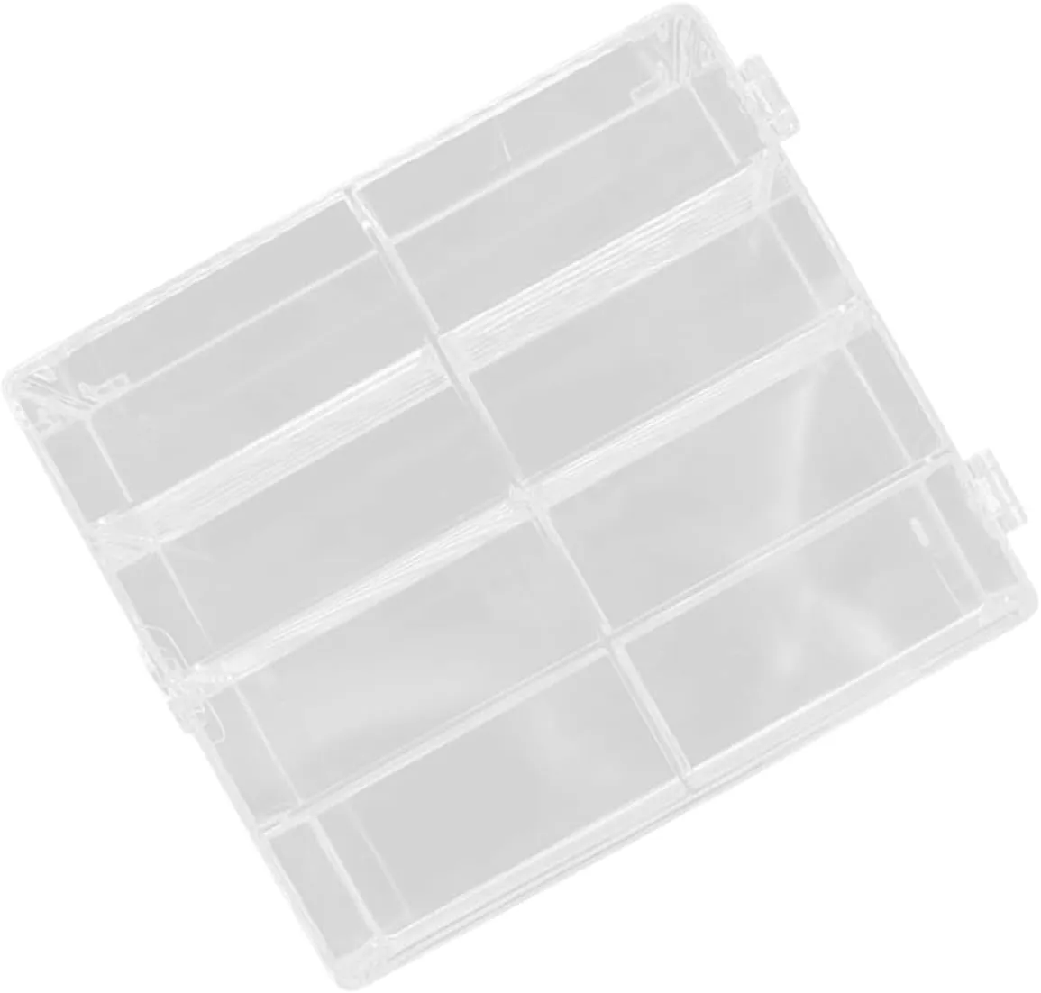 Plastic Car Toys Showcase Box Mini Display Case Multi Compartments Dustproof Storage Case