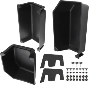 Plastic Rear Under Seat Storage Cargo Box Fit For FD F150 SuperCrew Cab Crew Cab