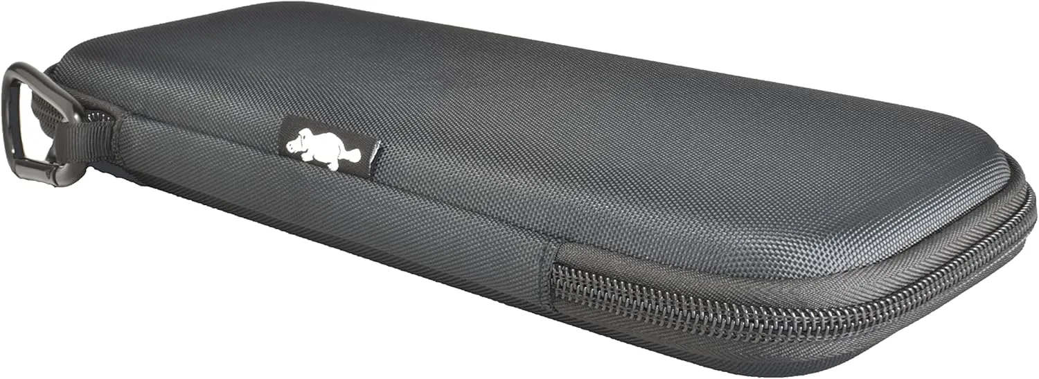 Platypus Golf Co. Golfing Caddie Hard Travel Case Organizer - Hinging Glove Shaper & Holder - Mesh Pocket & Storage Slots for Phone, Tees, Divot Tools & Ball Markers - Golfers Cases for Men & Women