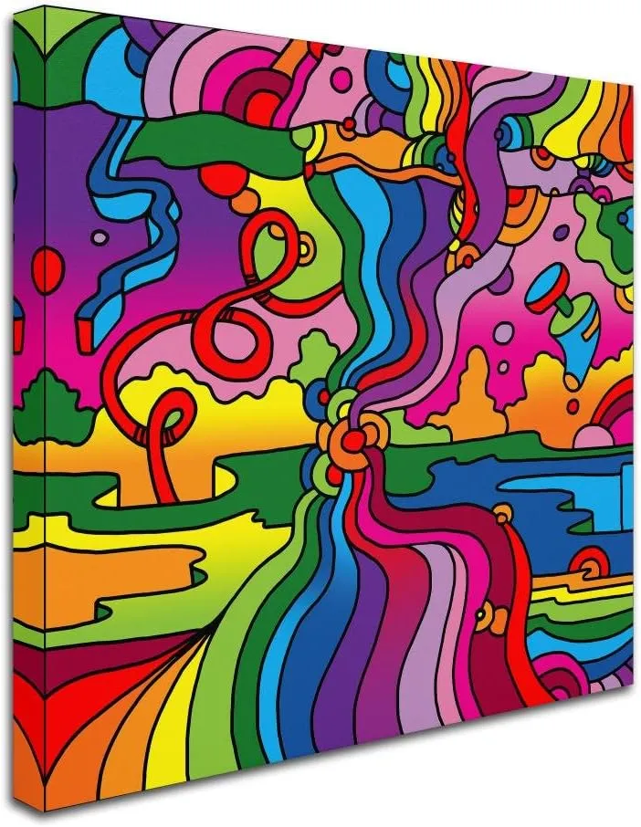 Pop Art Mambo 216C by Howie Green, 24x24-Inch Canvas Wall Art