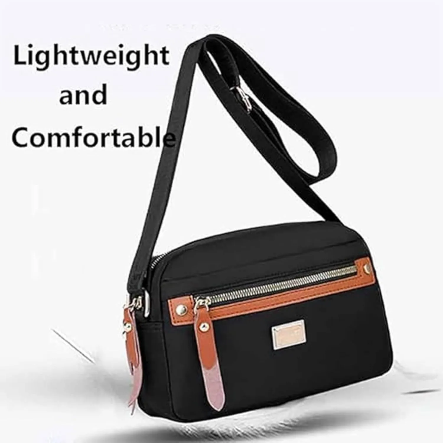 Popularate Nylon Crossbody Bag, Women's Nylon Crossbody Bag Popularate, Waterproof Bags