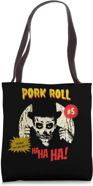 Pork Roll The Meat that Will Kill You Funny Foodie NJ Design Tote Bag