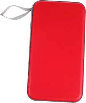 Portable Plastic Wallet for Discs Lightweight Storage Organizer for Travel and Home and Shock Resistant Design for Music Game and Driver Discs