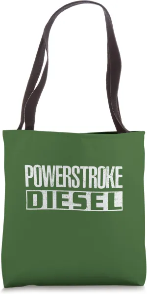 Power Stroke Roll Coal Turbo Diesels Powers Diesel Mechanic Tote Bag