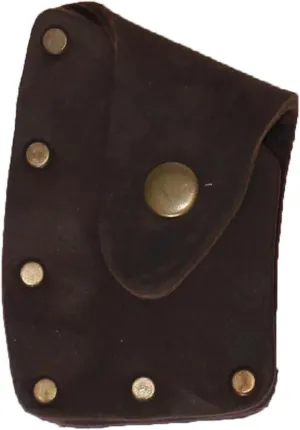 PRANDI Axe with Splitting Wedge 4.40 lb with Genuine Leather Cover Handmade Axe Head Sheath