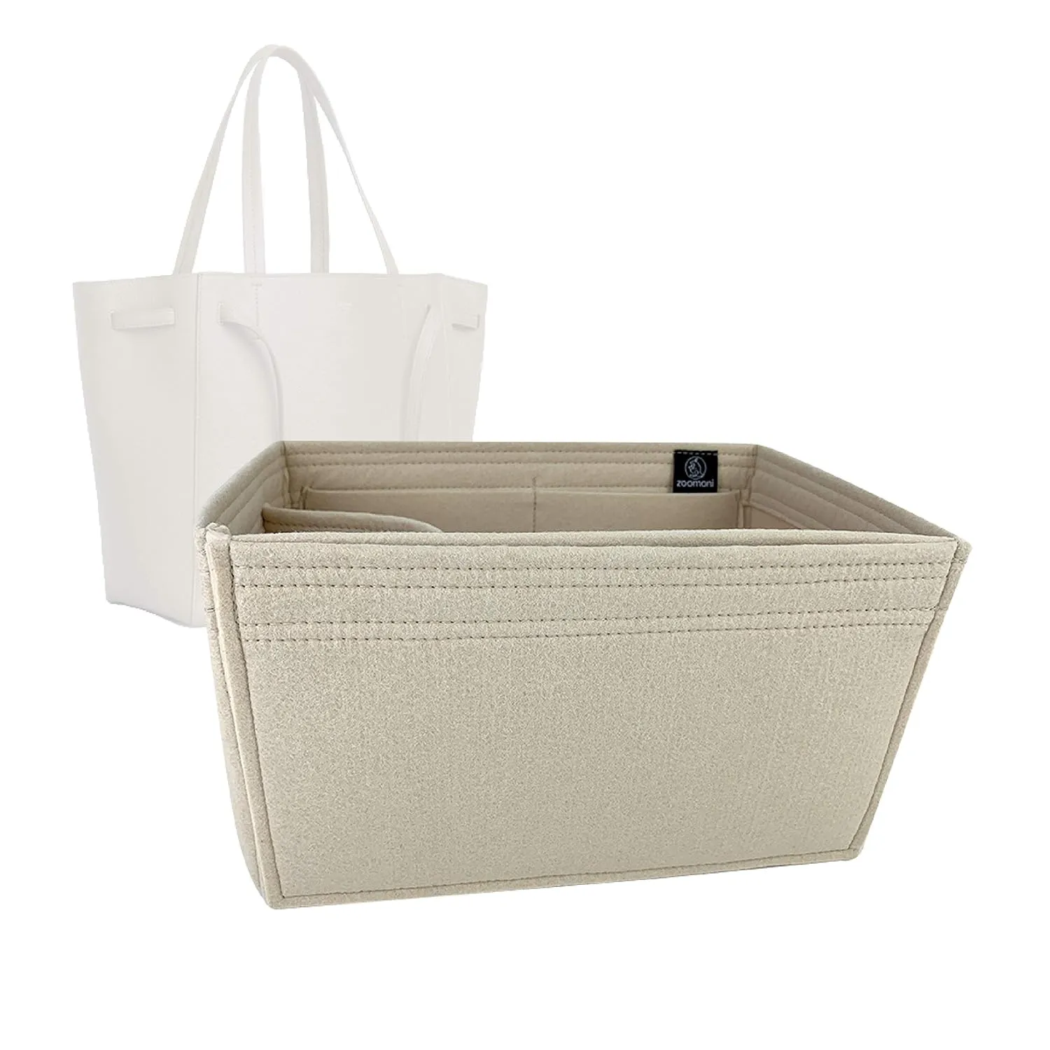 Premium Bag Organizer for Celine Cabas Phantom Small Bag (Handmade/20 Color Options) [Purse Organiser, Liner, Insert, Shaper]