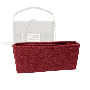 Premium Bag Organizer for Fendi Baguette Mini [Bag Length: 19cm/7.5″] (Handmade/20 Color Options) [Purse Organiser, Liner, Insert, Shaper]