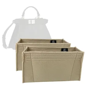 Premium Bag Organizer for Fendi Peekaboo ISEEU Small [Set of 2] (Handmade/20 Color Options) [Purse Organiser, Liner, Insert, Shaper]
