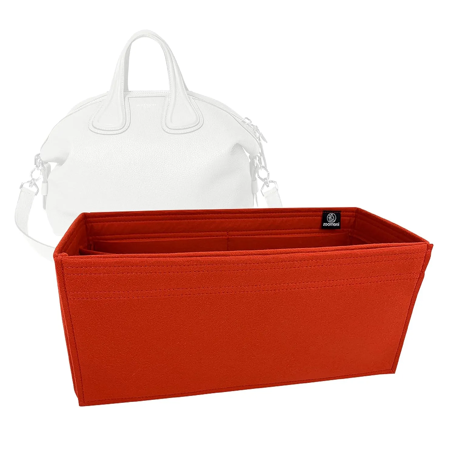 Premium Bag Organizer for Givenchy Nightingale Medium Bag (Handmade/20 Color Options) [Purse Organiser, Liner, Insert, Shaper]