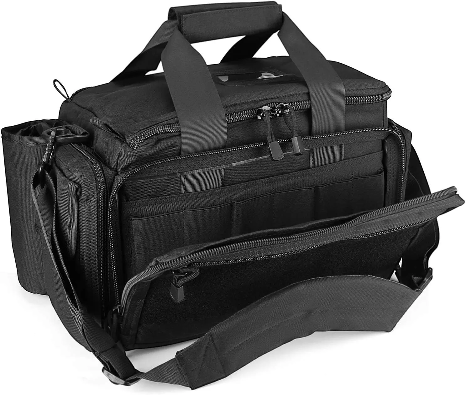 ProCase Tactical Gun Range Bag Pistol Shooting Duffle Bag, Deluxe Padded Shooting Range Bag Large Handguns Magazine Ammo Gear Accessories Pouch for Hunting Shooting Range Sport