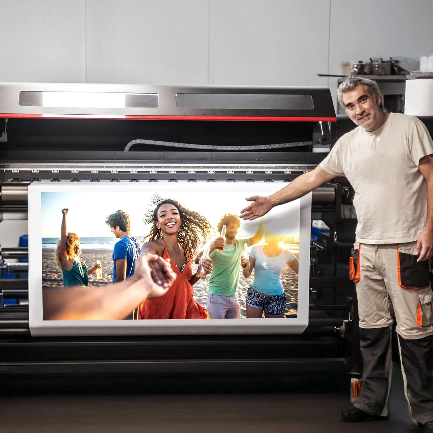 Professional Matte Canvas Roll Long Unstretched Canvas Roll Wide Format inkjet printer, Perfect for Fine Art, Photography, rchival Quality Prints, Epson Canon HP (290GSM Polyester 24"x60ft)