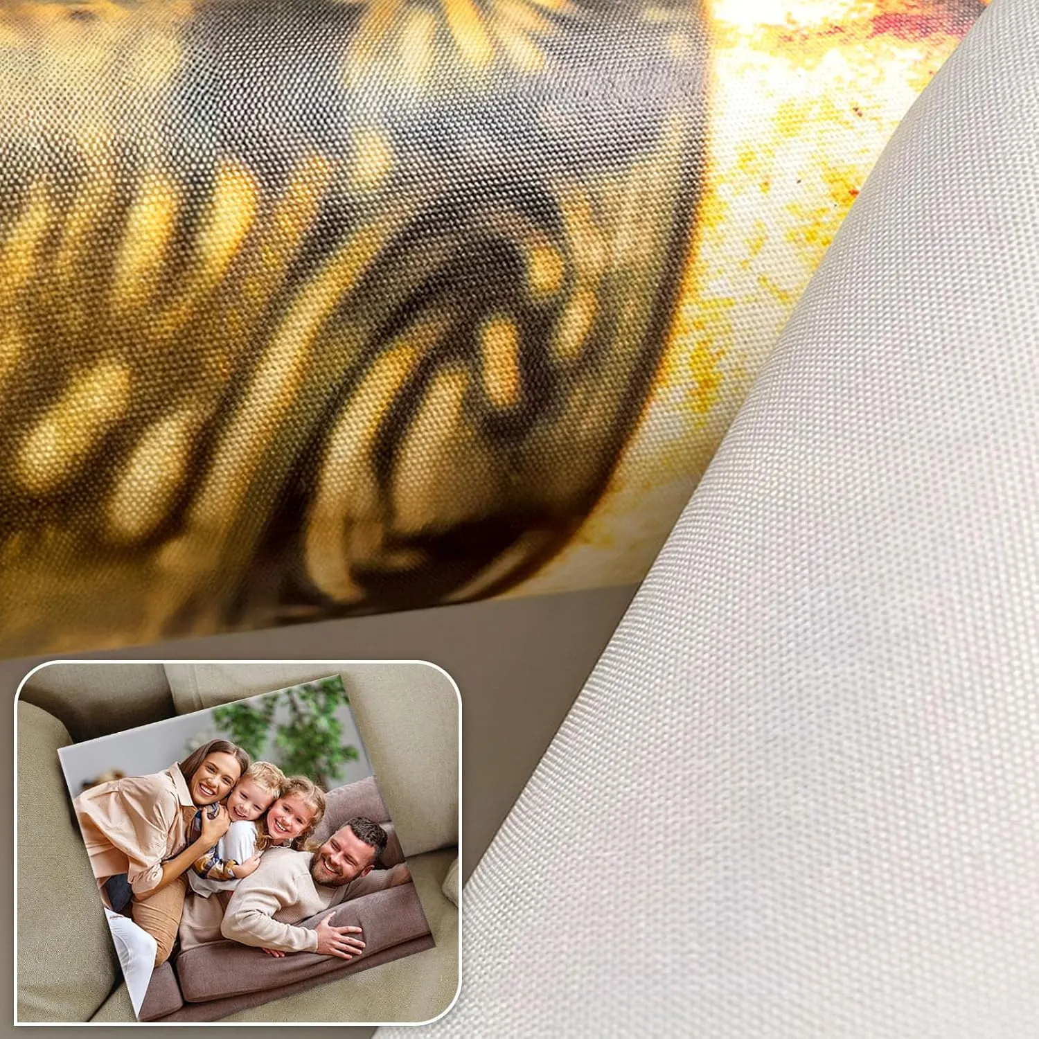 Professional Matte Canvas Roll Long Unstretched Canvas Roll Wide Format inkjet printer, Perfect for Fine Art, Photography, rchival Quality Prints, Epson Canon HP (290GSM Polyester 24"x60ft)