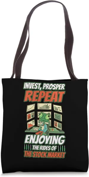 Profit and Play: Embracing the Thrill of Stock Market Invest Tote Bag