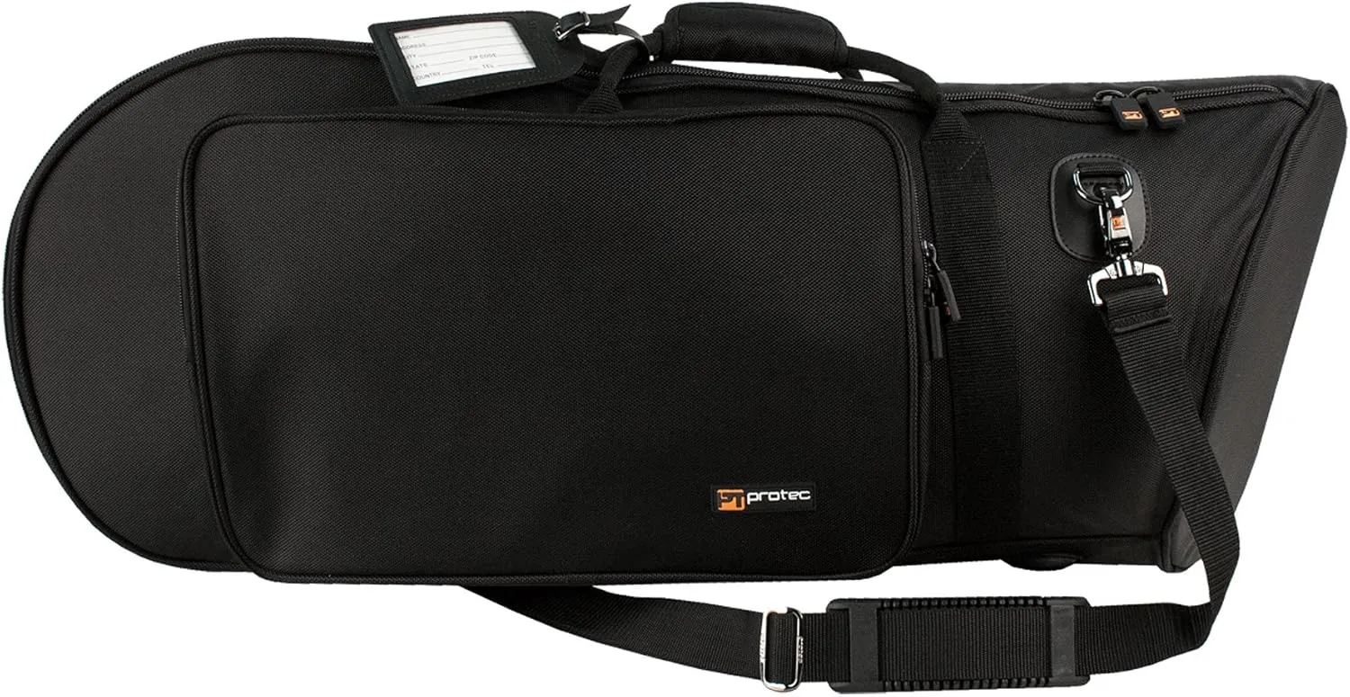 Protec Bell Forward Euphonium Gig Bag, Gold Series, Model C243 Black