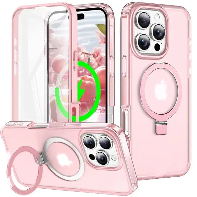 Protective Matte Phone Case With Kickstand