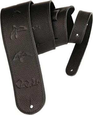 PRS Guitars Leather Birds Guitar Strap, Black (ACC-3119)