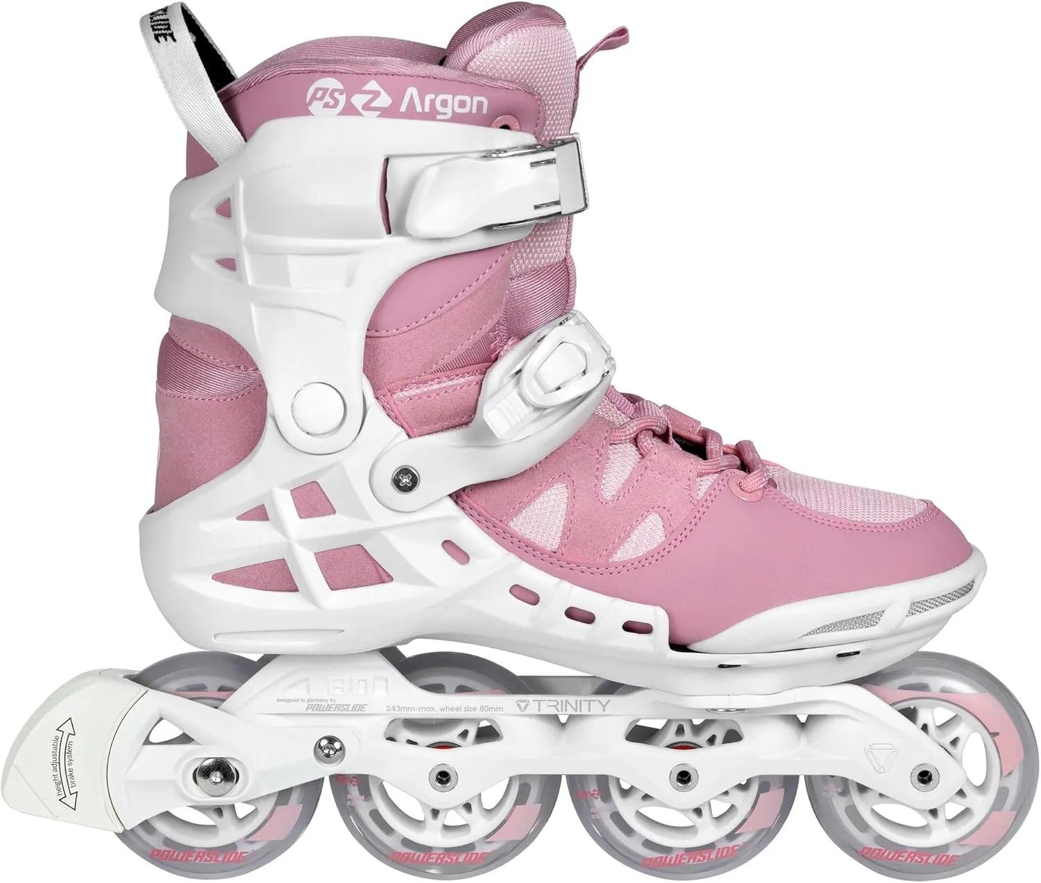 PS Phuzion Argon 80 Skates Rose Womens 8.5 (40)