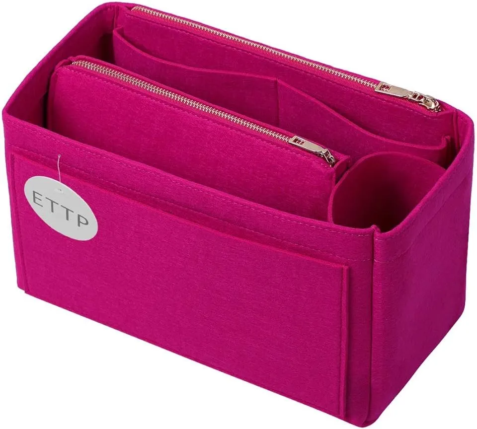 Purse Organizer, Felt Bag Organizer Insert Purse Organizer For LV Speedy, Neverfull, Tote, Handbag,Shaper 5 Sizes