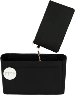 Purse Organizer Insert For Handbags, Tote Bag Organizer Insert, Handbag Organizer For Tote & Handbags, Compatible with Neverful Speedy and More (XLarge,Black)