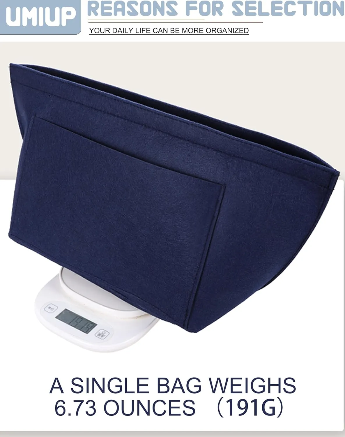 Purse Organizer Insert for Longchamp Le Pliage Tote, Handbag Organizer with Cup Holder, Compatible with LE PLIAGE Tote Handbags Large/Small,LE PLIAGE Top Handle S/M (Blue, L/11 * 9.84 * 6.7in)