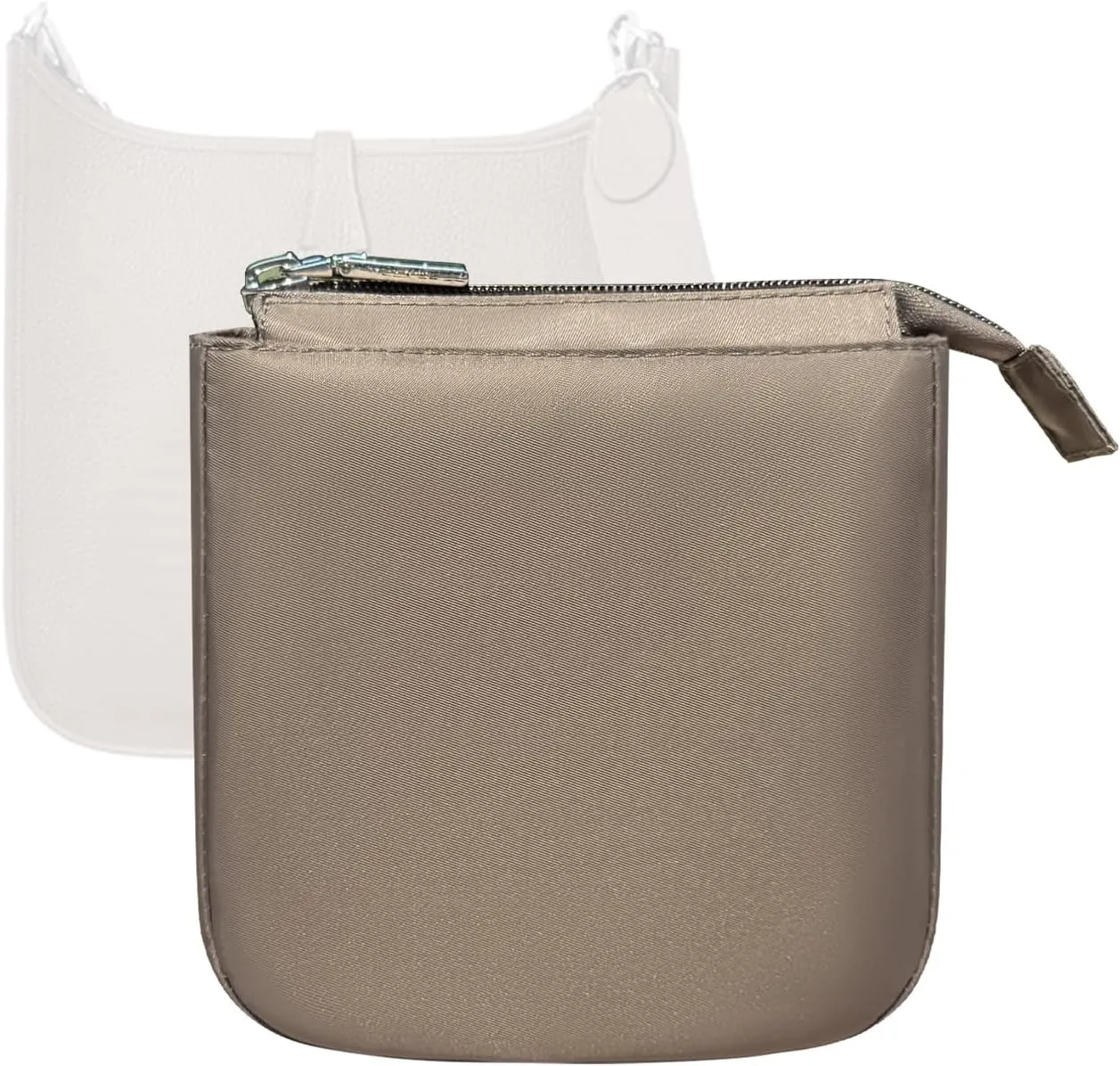 Purse Organizer Insert, Nylon Inner Liner for Hermes Evelyne 16/29/33/40 Durable Storage Bag Organizer Zipper Bag