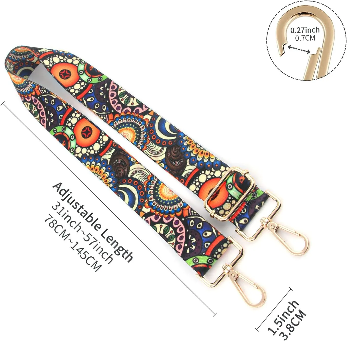 Purse Strap,Replacement Crossbody Shoulder Strap for Handbag…