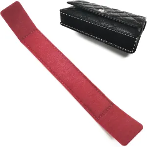 Purse WOC Felt Base Shaper Saver and Insert for Wallet on Chain Bag, Chain Bags Handbag woc Base Shaper(burgundy,Felt Base Shaper 10" x 1.2")