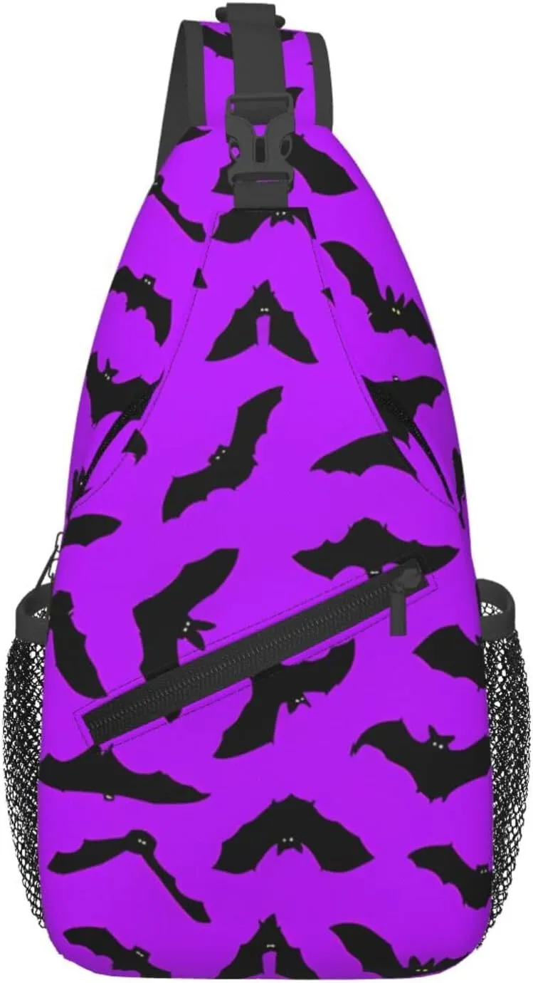 Rainbow Camouflage Sling Bag Adjustable Crossbody Bag Casual Chest Bags Travel Shoulder Backpack For Women Men