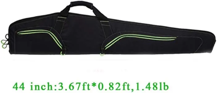 Raprance 40/44/48/52inch Soft Scoped Rifle Shotgun Carrying Case Long Gun Bag with Lockable Zippers