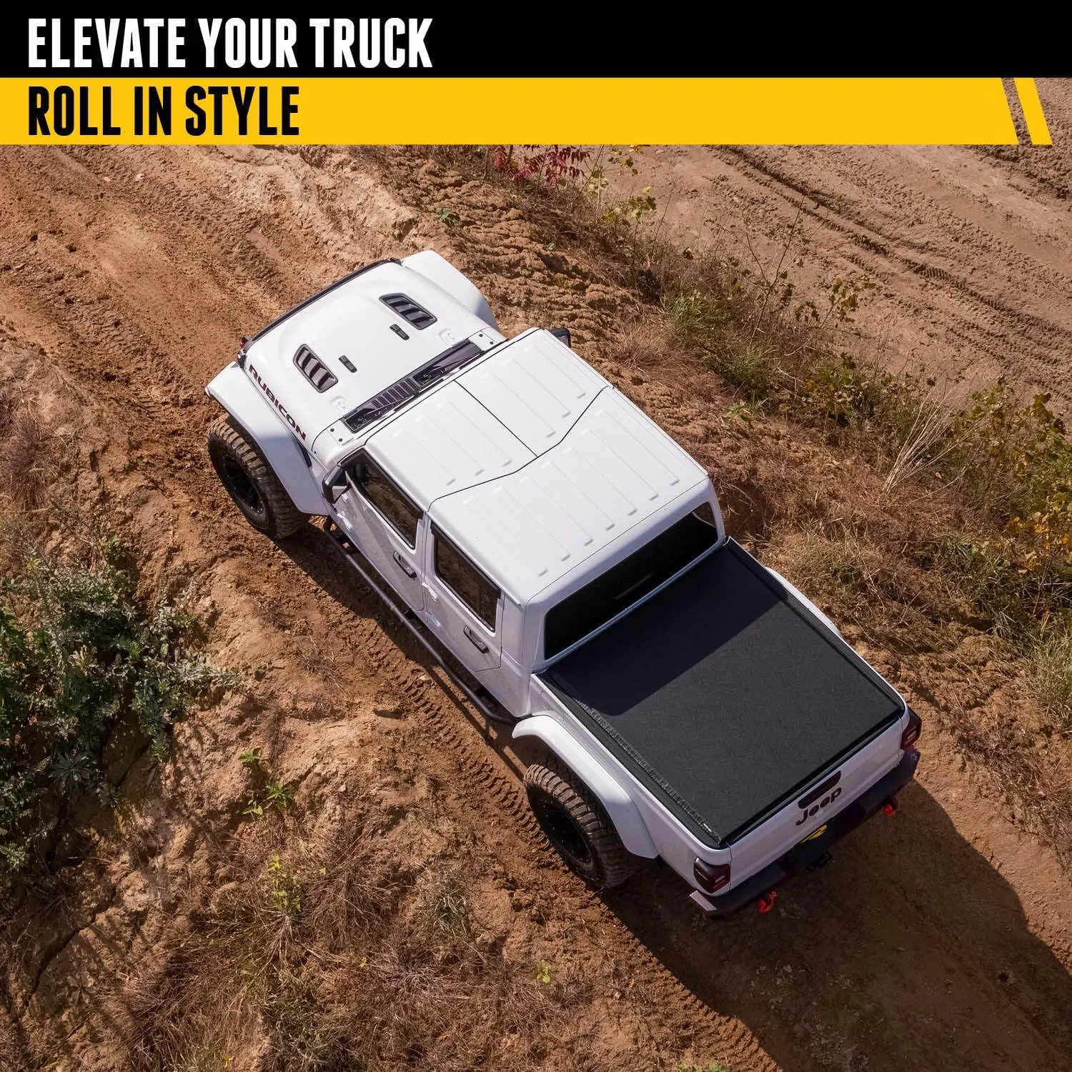 RealTruck TruXedo Lo Pro Soft Roll Up Truck Bed Tonneau Cover | 573301 | Fits 2020 - 2025 Chevy/GMC Silverado/Sierra 2500/3500HD w/ or w/out MultiPro/Flex tailgate 6' 10" Bed (82.2")