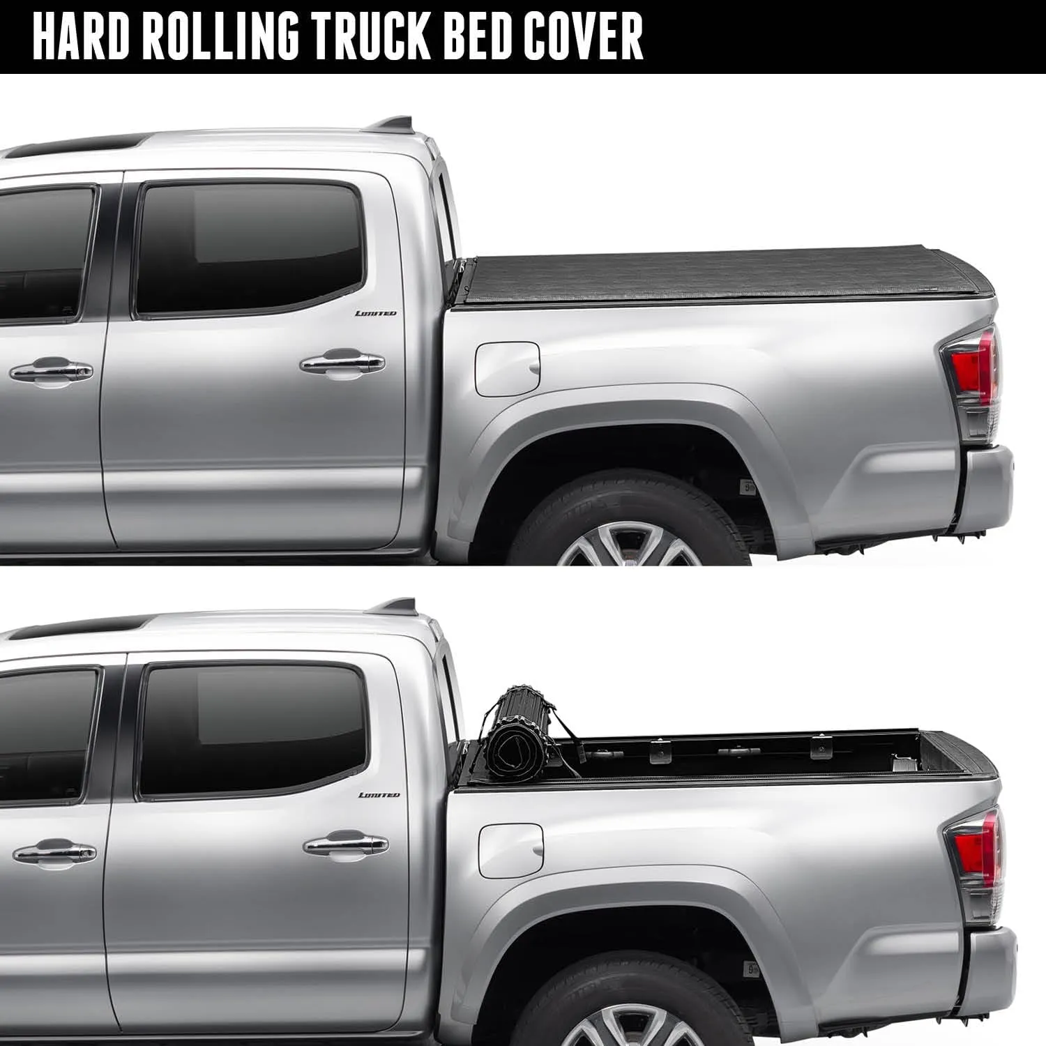RealTruck TruXedo Sentry Hard Rolling Truck Bed Tonneau Cover | 1573301 | Fits 2020 - 2025 Chevy/GMC Silverado/Sierra 2500/3500HD w/ or w/out MultiPro/Flex tailgate 6' 10" Bed (82.2")