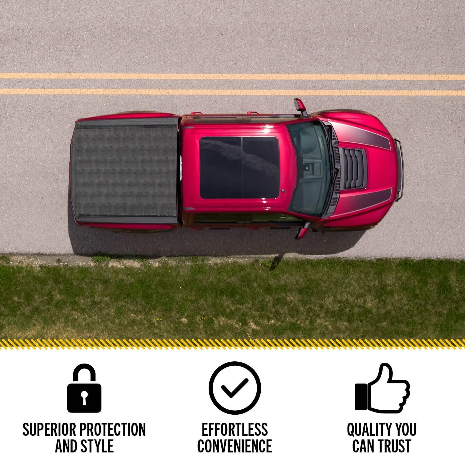 RealTruck TruXedo Sentry Hard Rolling Truck Bed Tonneau Cover | 1573301 | Fits 2020 - 2025 Chevy/GMC Silverado/Sierra 2500/3500HD w/ or w/out MultiPro/Flex tailgate 6' 10" Bed (82.2")