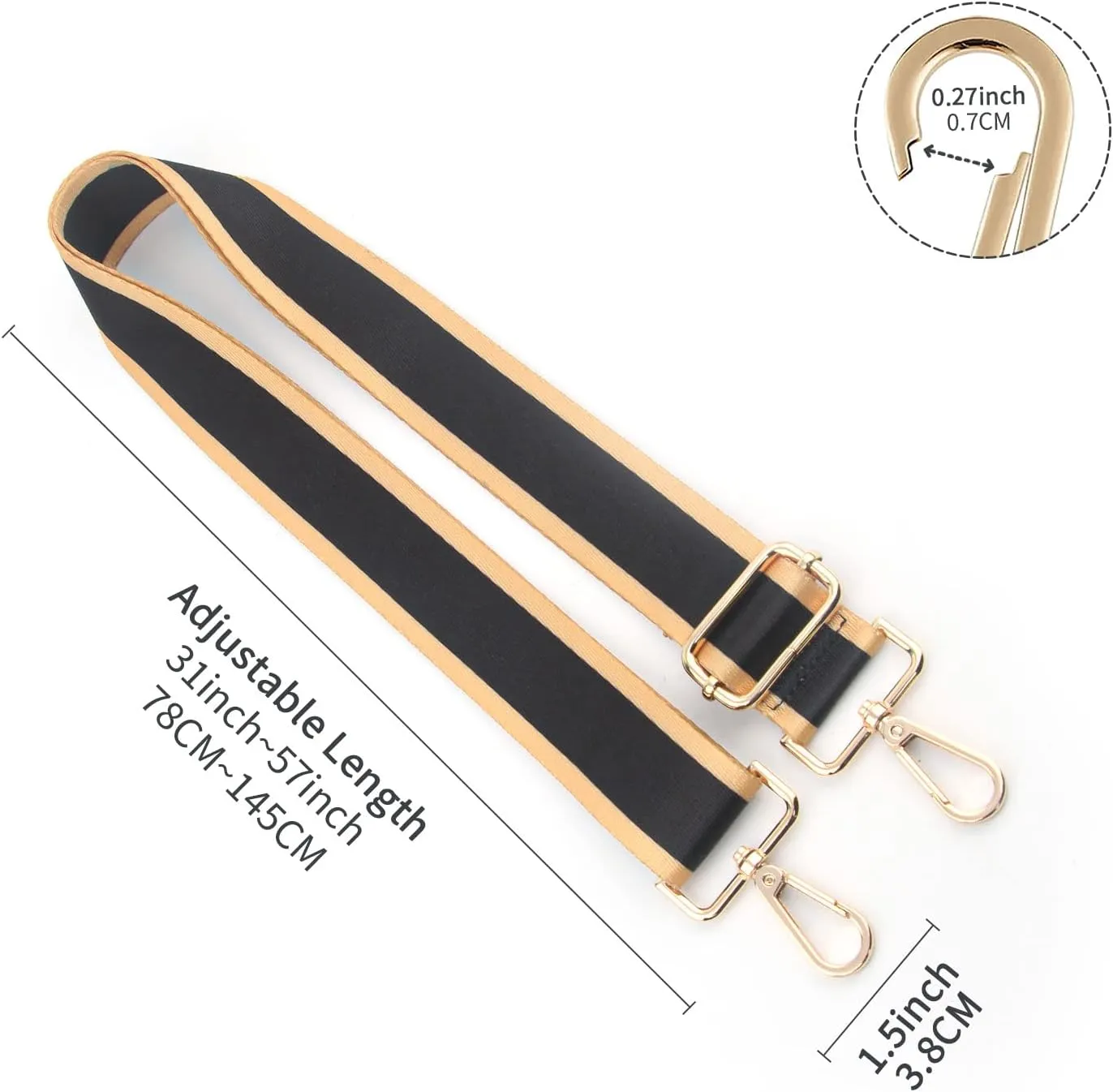 Replacement Purse Strap,Wide Adjustable Crossbody Straps for Handbags