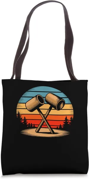 Retro Club Hammer Tool Carpenter Woodworker Carpentry Tote Bag