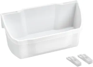 Rev-A-Shelf Polymer Door/Wall Mount Storage Organizer, White