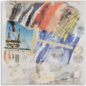 Robert Rauschenberg Untitled, from Horchow Portfolio Wall Art Poster Scroll Canvas Painting Picture Living Room Decor Home Framed/Unframed 28x28inch(70x70cm)