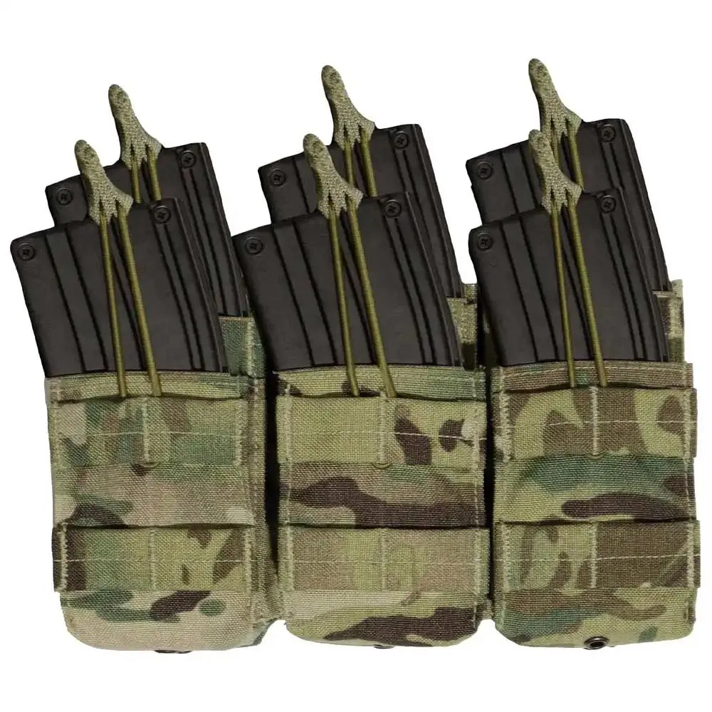 Rothco Multicam MOLLE Open Top 6 Rifle Mag Pouch
