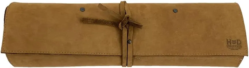 Rustic Leather Knife Roll Case, Durable Chef Knife Bag for Professional Chefs, Knife Roll Bag, Portable Carrying Case for Knives and Tools, Ideal for Culinary Travel, Knife Bags for Chefs Professional