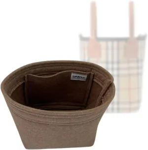 SAMORGA (11-39/ Bur-London-Mini-Tote Bag Organizer for Bur London Mini Tote Bag Organizer Insert Innerbag (2mm Dark Dune)