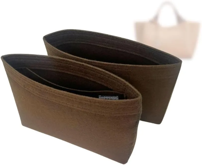 SAMORGA (Tods-Mini) Bag Organizer for Tods Mini Bag a set of 2 (1.2mm Cocoa)