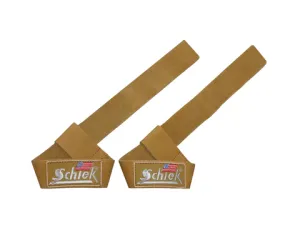 Schiek Leather Lifting Straps - Tan or Black