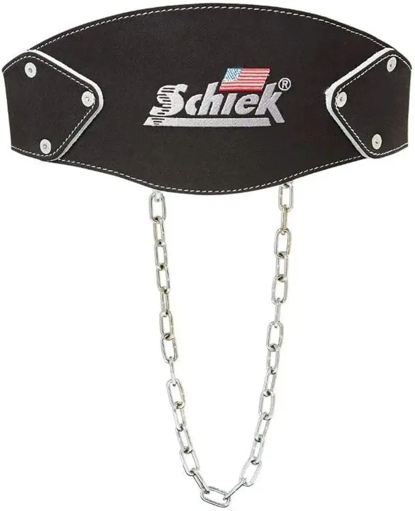 Schiek Sports Model B5008 Synthetic Leather Dip Belt - Black