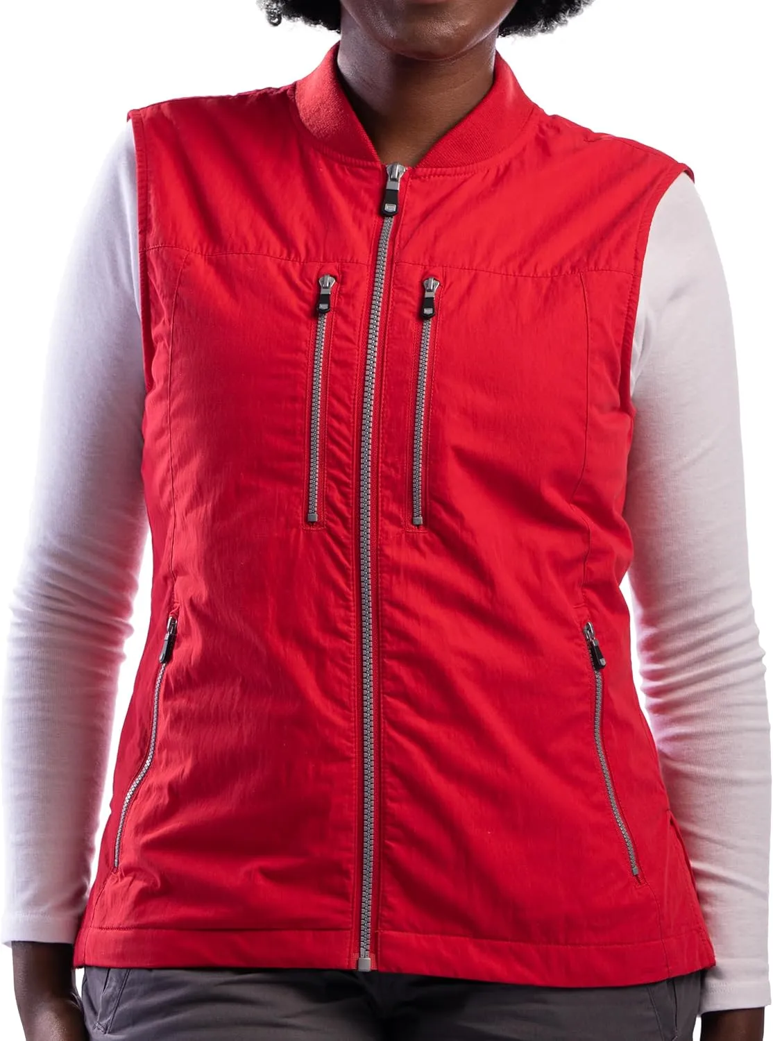 SCOTTeVEST 101 Vest for Women - 9 Hidden Pockets - Water Repellent for Travel & More